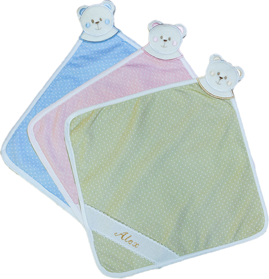 Doudou personalizzato a punto croce
